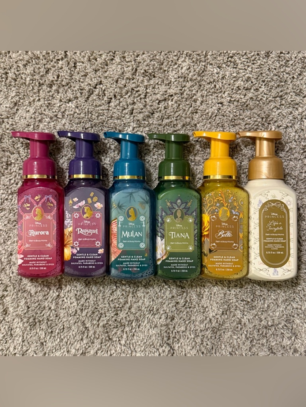 B&BW Disney Princess Foaming Hand Soaps